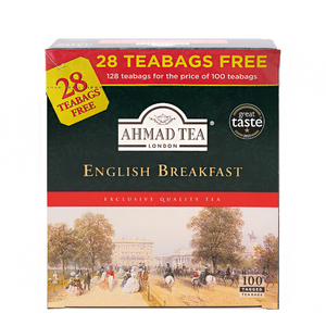 Ahmad Tea English Breakfast 100 + 28 free Teebeutel  2g