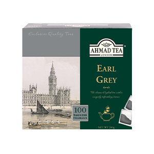 Ahmad Tea Earl Grey Tea 100 Teebeutel  2g lose Teebeutel