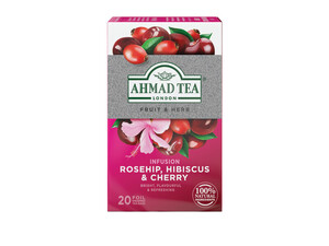 Ahmad Tea - Rosehip, Hibiscus & Cherry 20 Teebeutel  2 g