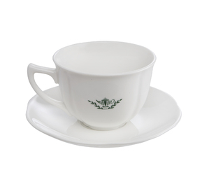 Ahmad Tea - Teetasse mit Untertasse - wei