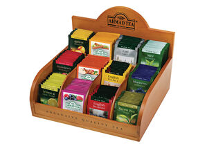 Ahmad Tea - Tee Display aus Holz (Verkauf ohne Inhalt)